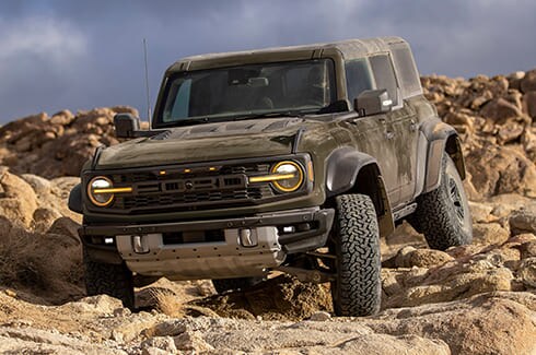Motor de Alto Rendimiento equipado en Ford Bronco Raptor 2025, SUV 4x4 usada para Off-Road